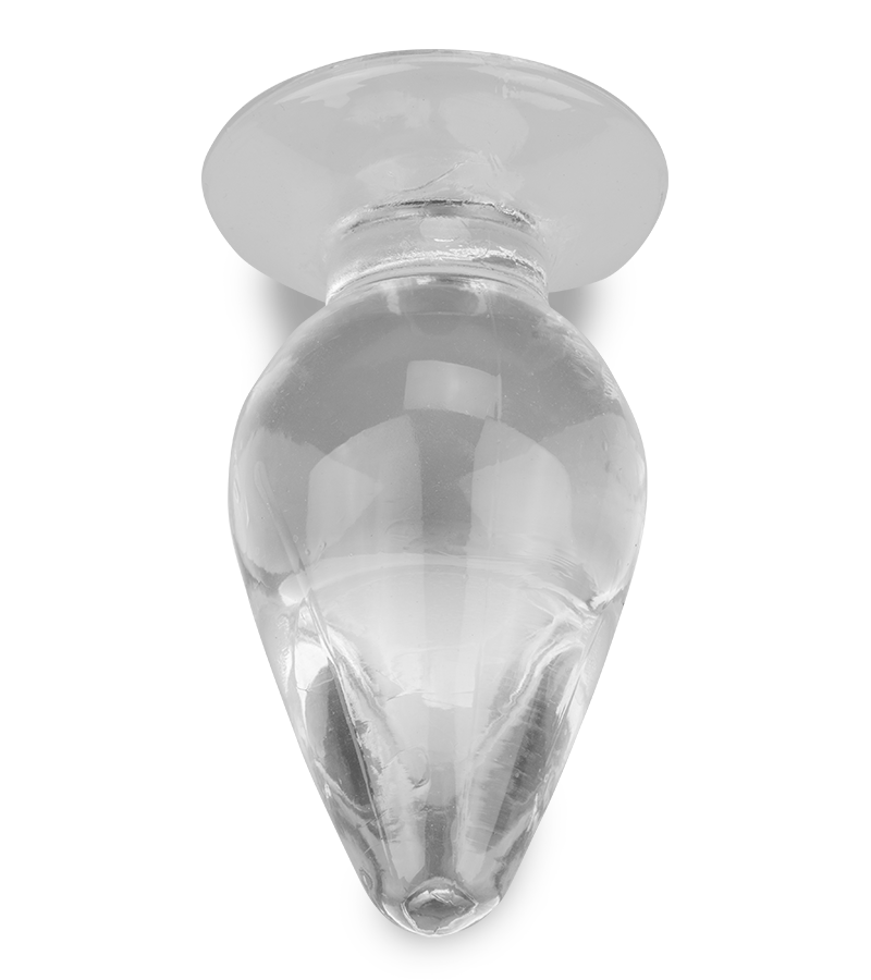 Softy clear suction cup anal plug