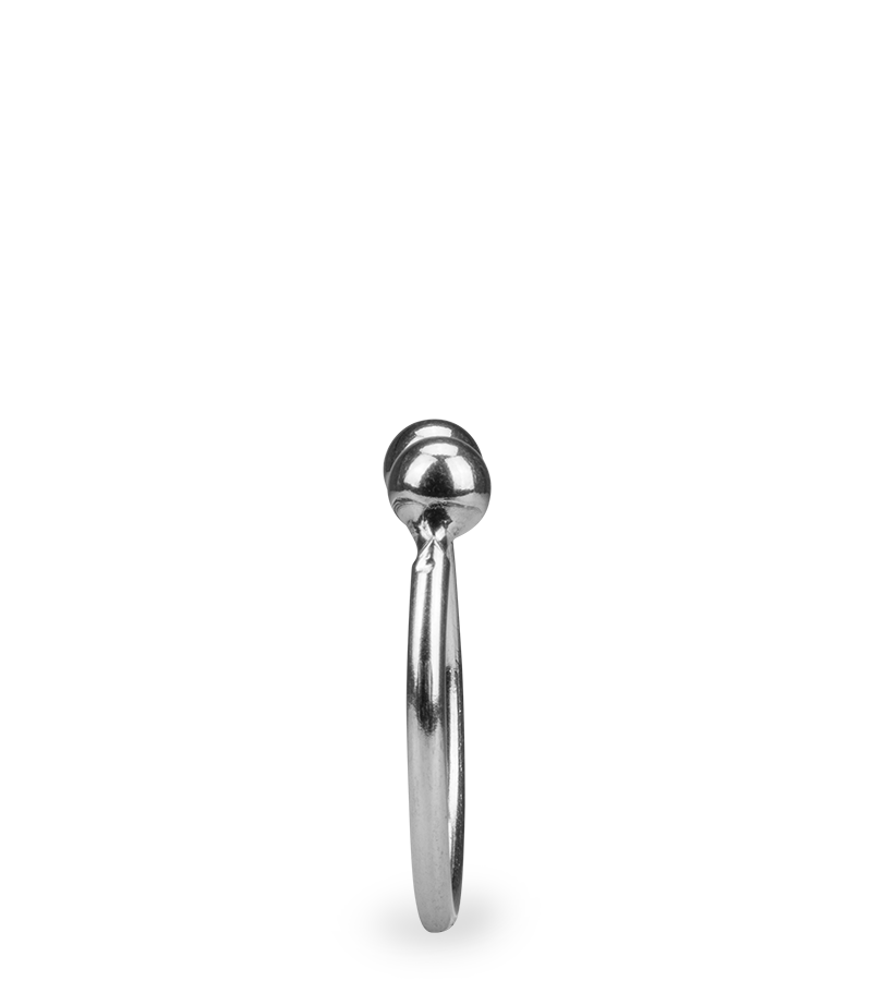 Stainless steel horseshoe cock tip ring