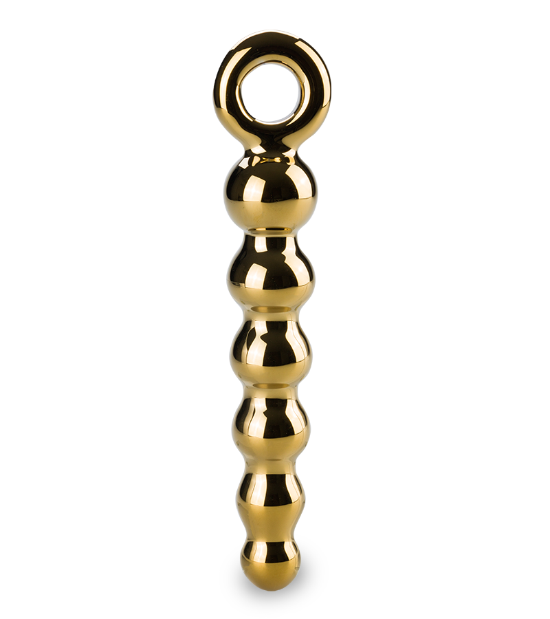 Treasure glass anal beads