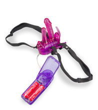 Load image into Gallery viewer, Triple stimulation butterfly vibrating knickers