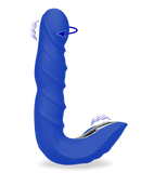 Vibrating and rotating prostate stimulator 20 modes