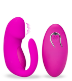 Vibrating remote control clitoris stimulator