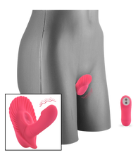Load image into Gallery viewer, Wearable vibrating shell dildo
