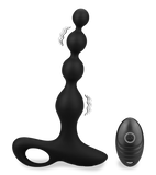 Whisper remote-controlled vibrating anal beads