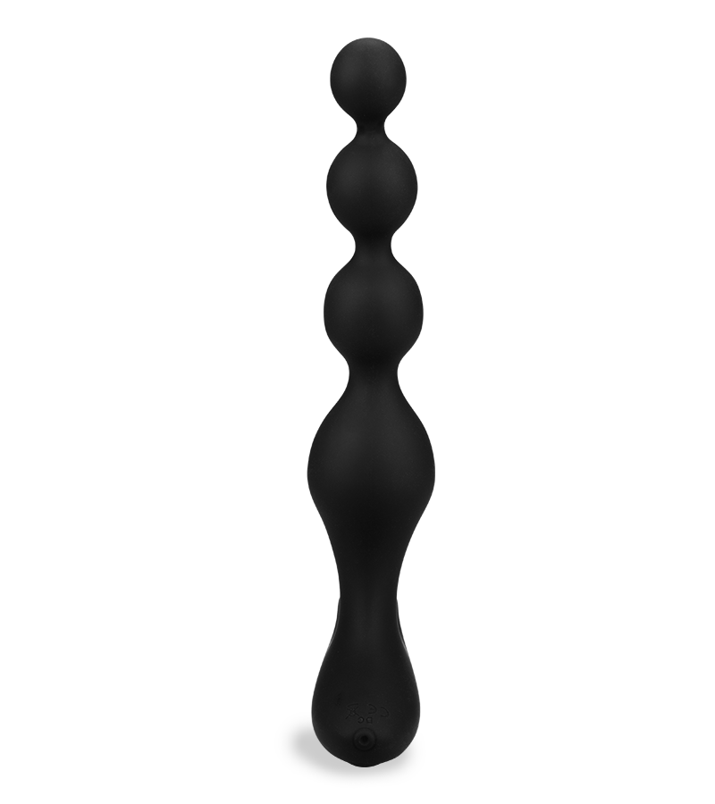 Whisper remote-controlled vibrating anal beads