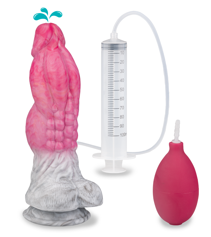 Xyolte ejaculating alien dildo